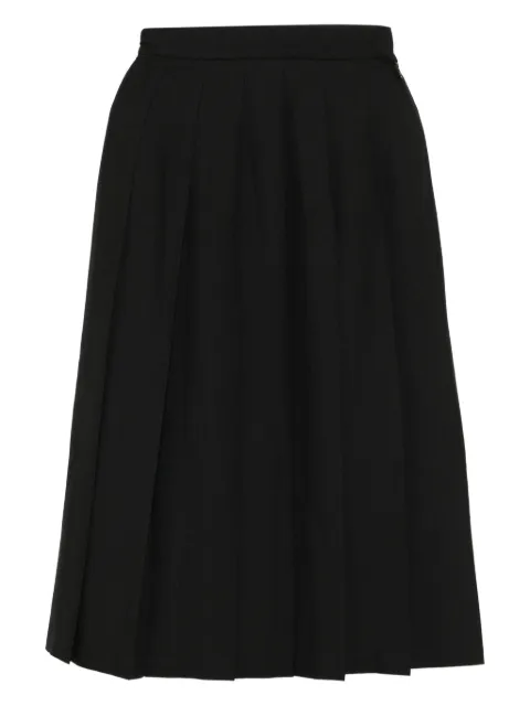 To b. by agnès b. pleated skirt Black 6268WX36