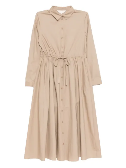 To b. by agnès b. drawstring shirt dress Neutrals 6229WD98