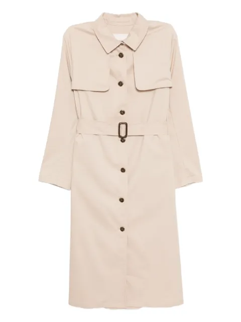 To b. by agnès b. belted-waist trenchcoat Neutrals 6236WU37