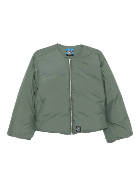 SPORT b. by agnès b. logo puffer jacket Brown DC93QT2R