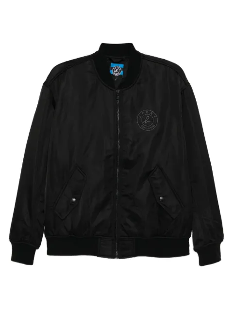 SPORT b. by agnès b. logo-embroidered bomber jacket Black DC86QT2Q