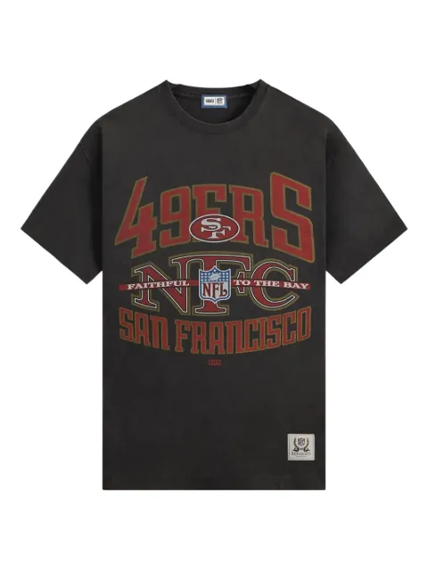 KITH NFL San Francisco 49ers Jones cotton T-shirt Black KHM033950001