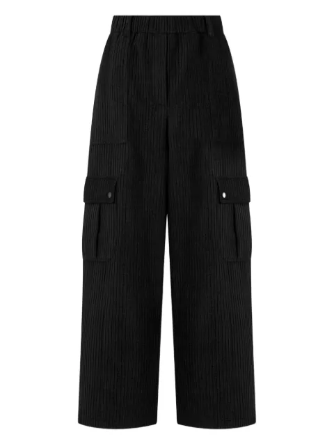 TOMBOY Corduroy Cargo Trousers Black 9105431207