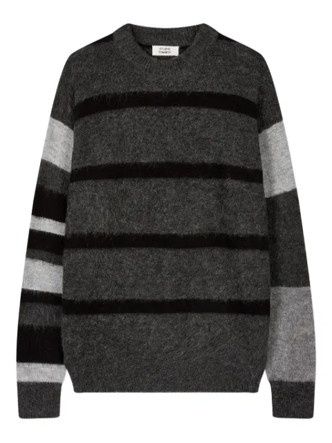 TOMBOY stripe-pattern sweater Grey 9105452106