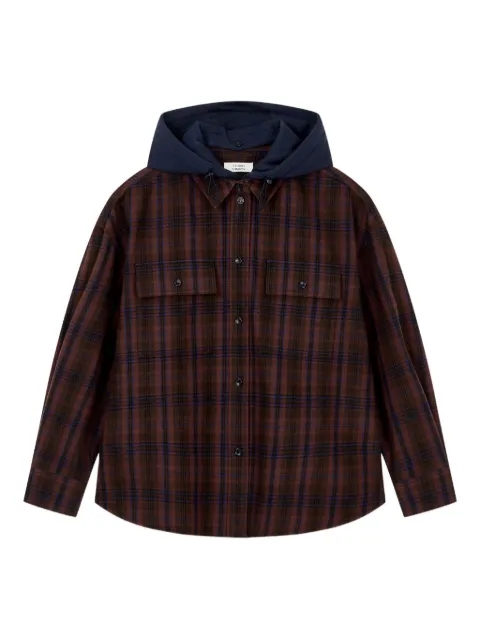 TOMBOY detachable-hood shirt Brown 9105421208