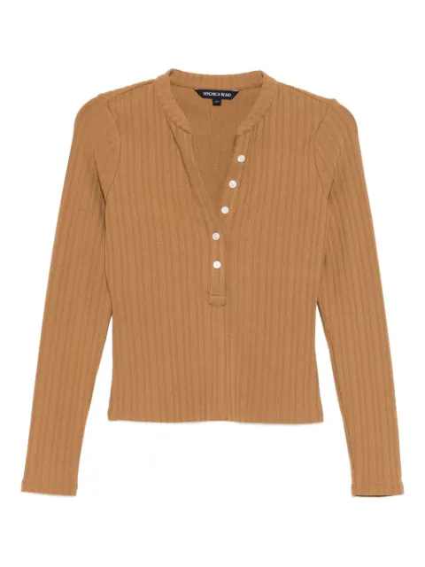 Veronica Beard Jocelyn top Brown J2509JY144T0299