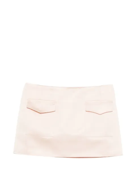 ALFIE Valetta flap-pocket mini skirt Pink SS25MVASKIFAB011LP