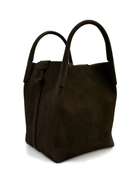 Loro Piana small Bale leather tote bag Brown FAQ0797