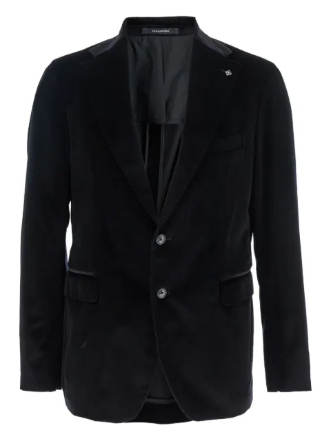Tagliatore notched-lapel single-breasted jacket Black 1SVS22B800020N1002