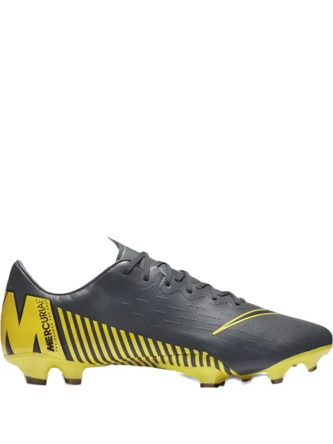 Nike Mercurial Vapor 12 Pro FG lace-up soccer sneakers Grey AH7382