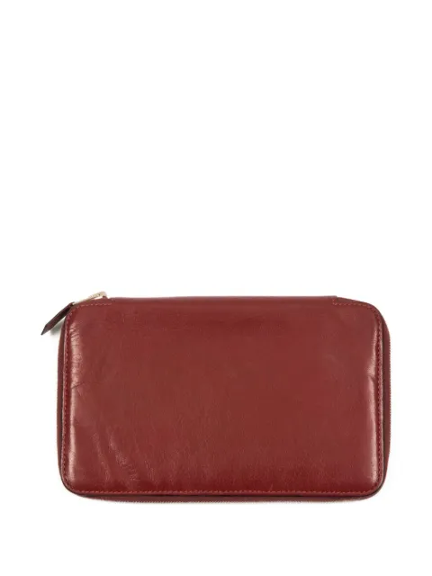 Hermès Pre-Owned 2000s Azap leatherzipped wallet Red 15016213