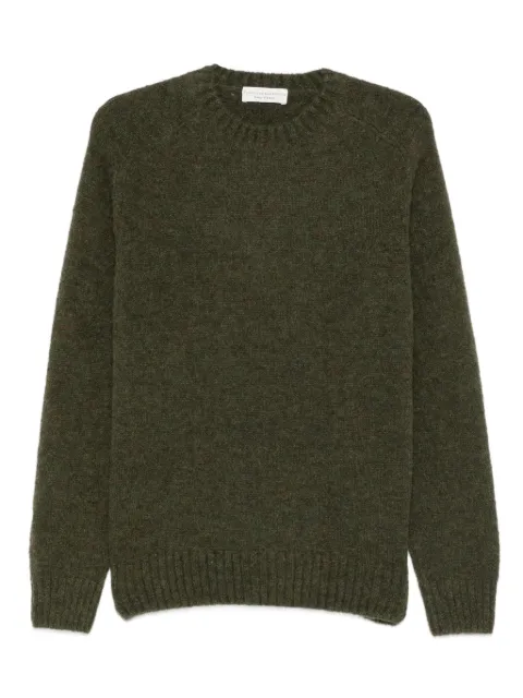 Filippo De Laurentiis ribbed crew neck sweater Green GC3MLMWA5R570