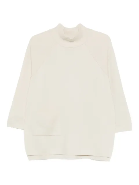 Gran Sasso funnel-neck sweater Neutrals 5722814228
