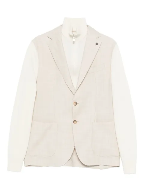 Gran Sasso pocket button blazer Neutrals 2312158221