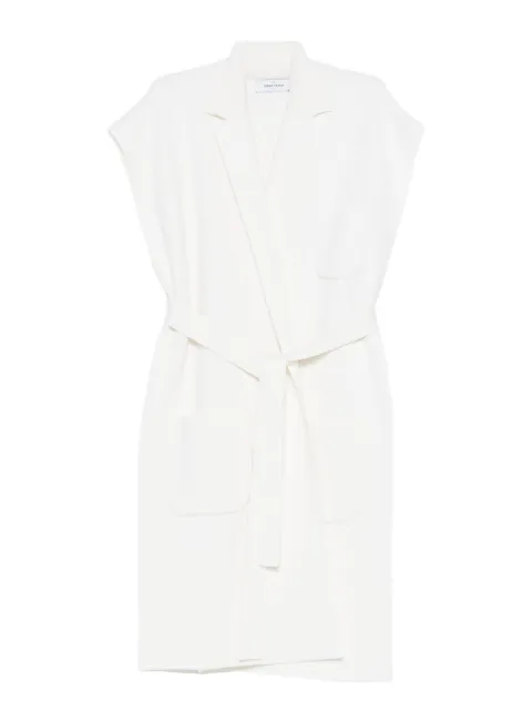 Gran Sasso belted front-pockets gilet White 2324214242