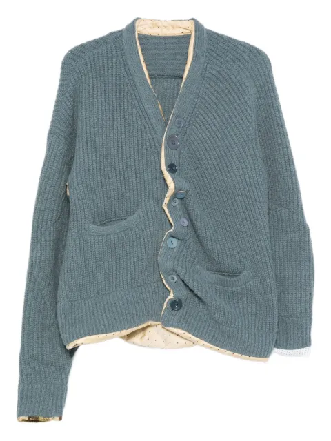 Undercover asymmetric cardigan Blue UC2E1902