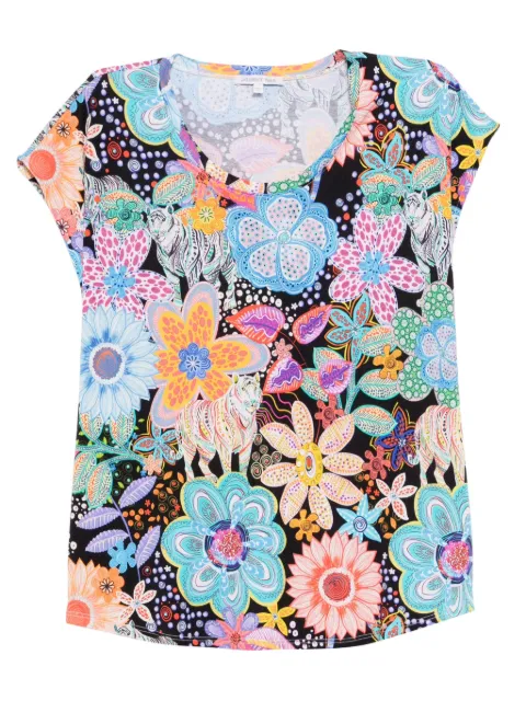 Johnny Was Bobbie pajama set Black MS8825C