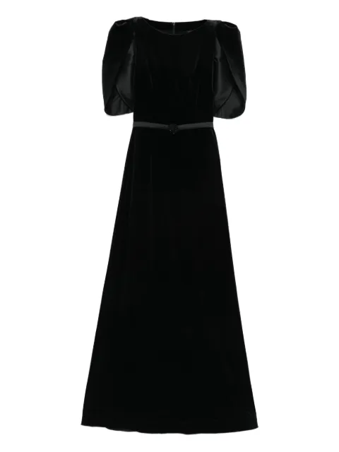 CRISTALLINI Lilith belt dress Black CA162