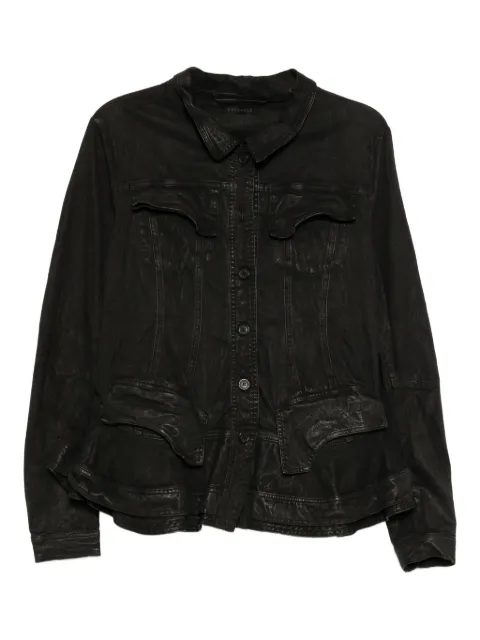 Rundholz cotton collared jacket Black 1031101
