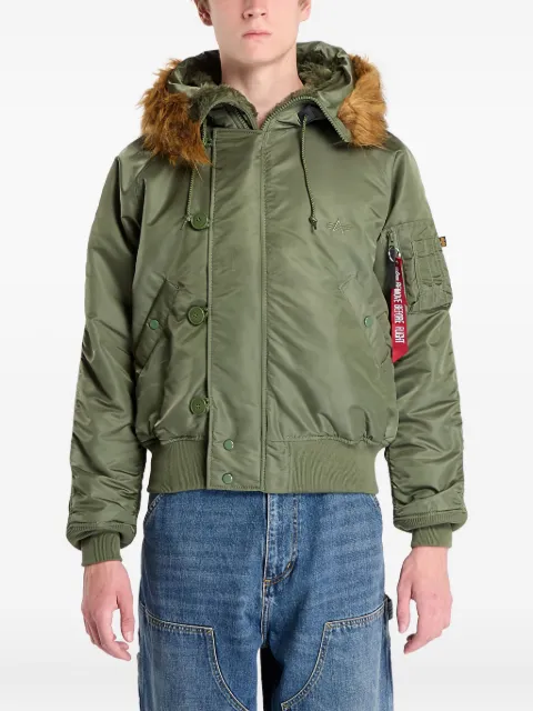 Alpha Industries hooded heritage jacket Green 10010501
