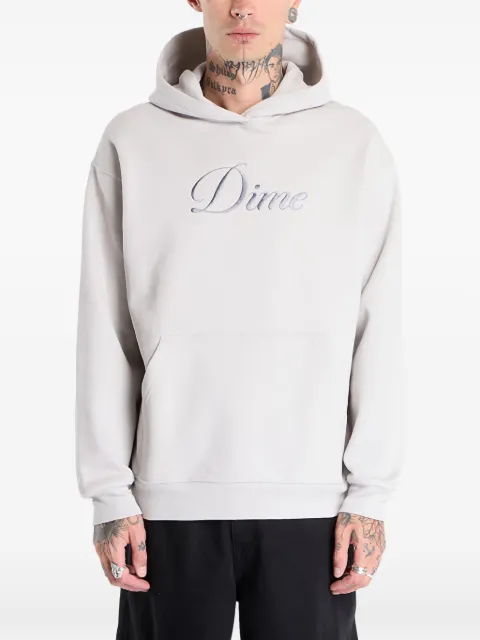 dime cursive-logo hoodie Neutrals DIMEFA2556CEM