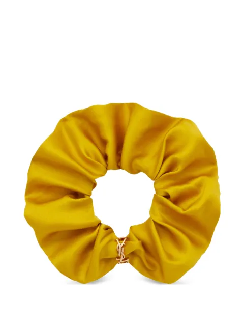 Saint Laurent Cassandre-ring scrunchie Yellow 8518523Y011