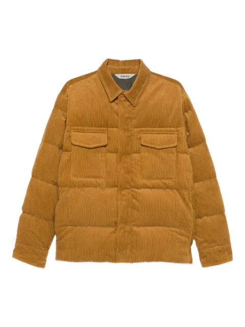 ASPESI flap-pockets corduroy bomber jacket Brown ACG85D676