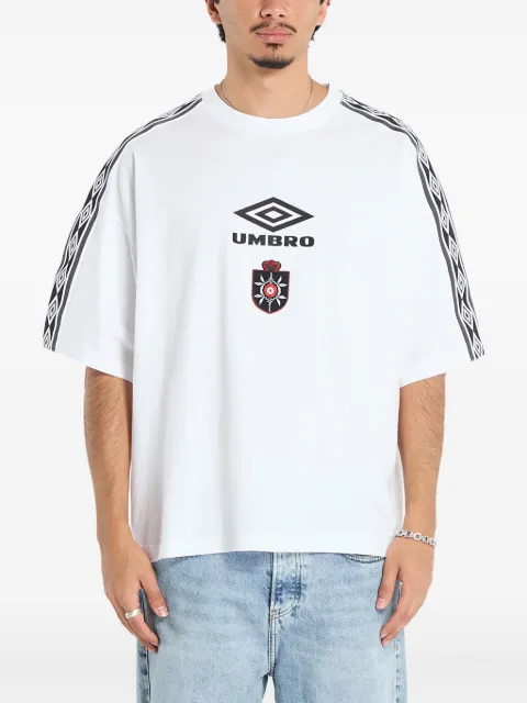 UMBRO logo-tape T-shirt White UBMW0341JY101WTH0001