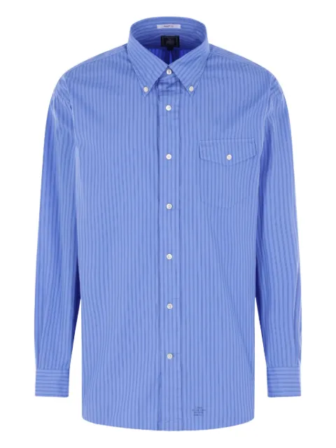 J.PRESS striped pocket shirt Blue HSOAGA0058173