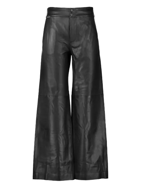 Christy Lynn Zoe leather trousers Black CLP104F81BLACK