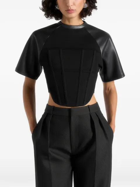 Manière De Voir Juline corset T-shirt Black WMN4416