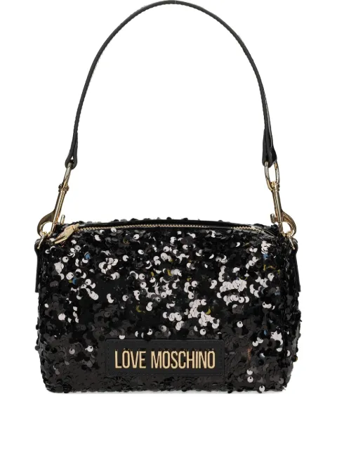Love Moschino sequin satchel Black JC4149PP0NKK1