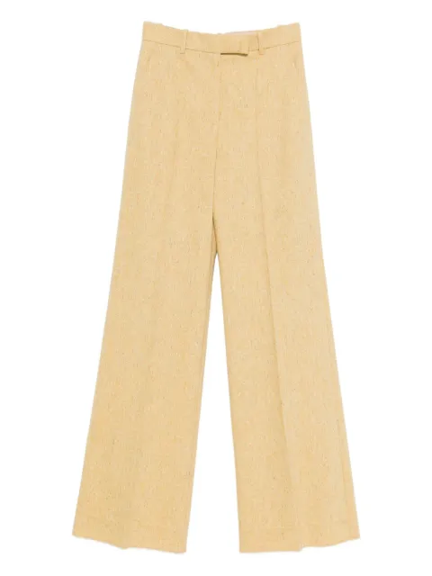 Valentino Garavani belt-loop trousers Yellow BRB6S09SG