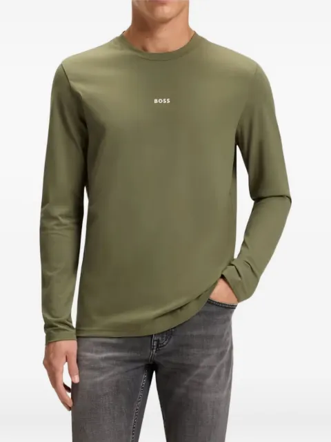 BOSS long-sleeve T-shirt Green 50473286342