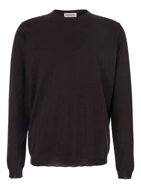 GOES BOTANICAL crew neck sweater Brown 1321010