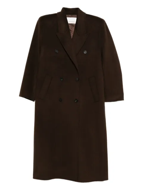 The Frankie Shop Gaia double-breasted coat Brown COFS045562000