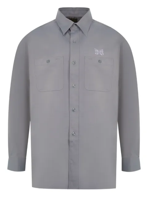 Needles buttoned pocket shirt Grey RW255