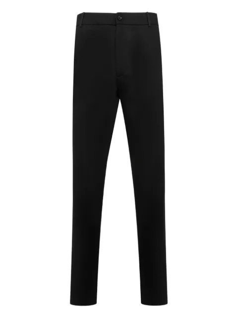 Moncler logo-patch trousers Black L20912A0005054272