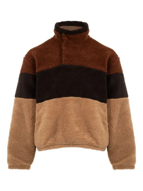 Le Pere sherpa teddy sweatshirt Brown LPMW0060