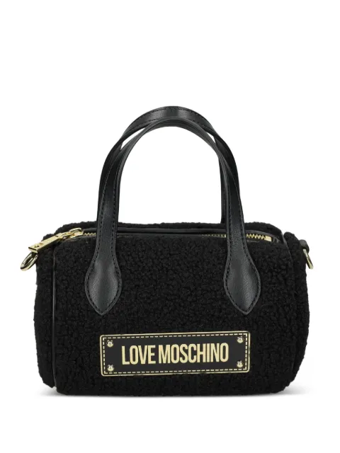 Love Moschino top-handle chain tote bag Black JC4378PP0NKS1