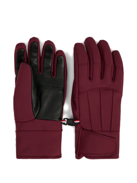 Fusalp leather glacier gloves Red 18HT1702