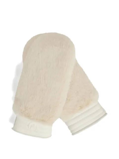 Fusalp faux-fur ski gloves White 25HI3703