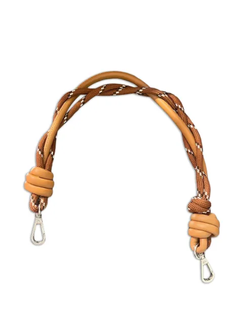 Gabriele Frantzen braided rope-detail shoulder strap Brown RSSAC