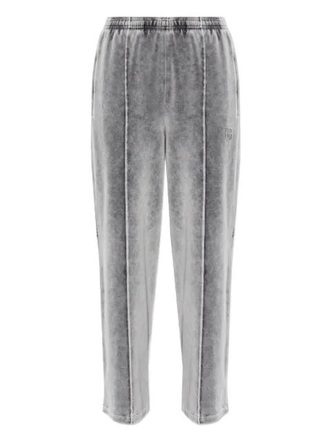 Alexander Wang velvet wide-leg sweatpants Grey 4CC4254911041D