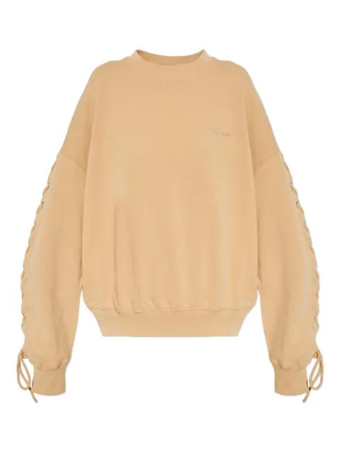 ROTATE BIRGER CHRISTENSEN lace-up sweatshirt Neutrals 115468