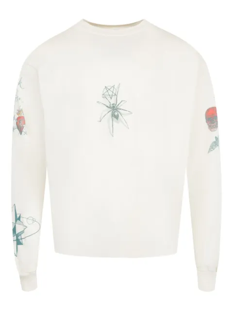 SAINT MXXXXXX long-sleeve sweatshirt White SMHR10000C29