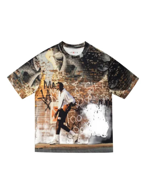 Jordan Air Jordan 85 graphic-print T-shirt Brown HQ9006045