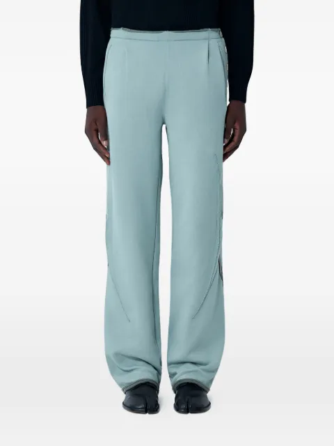 Kiko Kostadinov Vig K Dart panel fraying trousers Blue KKAW25T1125