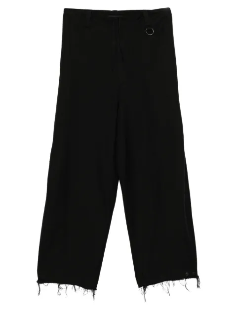 TEAM WANG design draped trousers Black TWFW25B381