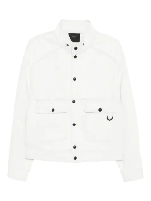 TEAM WANG design denim jacket White TWFW25A423